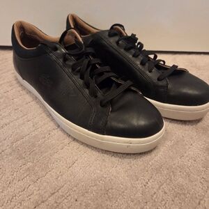 Lacoste Men's Black and White Sneakers